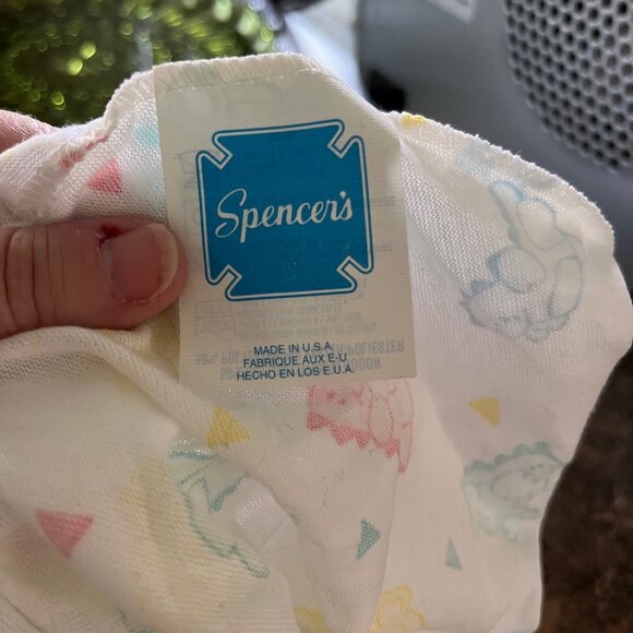 Vintage Pastel Dinosaur Crib Sheet‎ - Picture 3 of 5